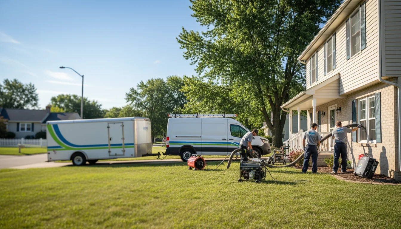 Flooded Basement Restoration And Cleanup With Repair in Struthers, OH near me